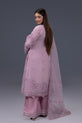 Lavender Readymade Pakistani Plus Size Dress