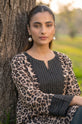 Leopard Pakistani Linen Suit