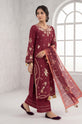 Maroon Pakistani Eid Dress