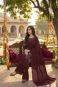 Maroon Pakistani Eid Dress
