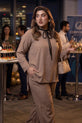 Mocha and Taupe Readymade Western Summer Dress