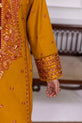 Mustard Gold Dress For Mehndi