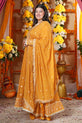 Mustard Gold Pakistani Formal Wear
