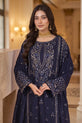 Navy Blue Embroidered Pakistani Eid Dress