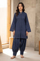 Navy two-piece cotton set