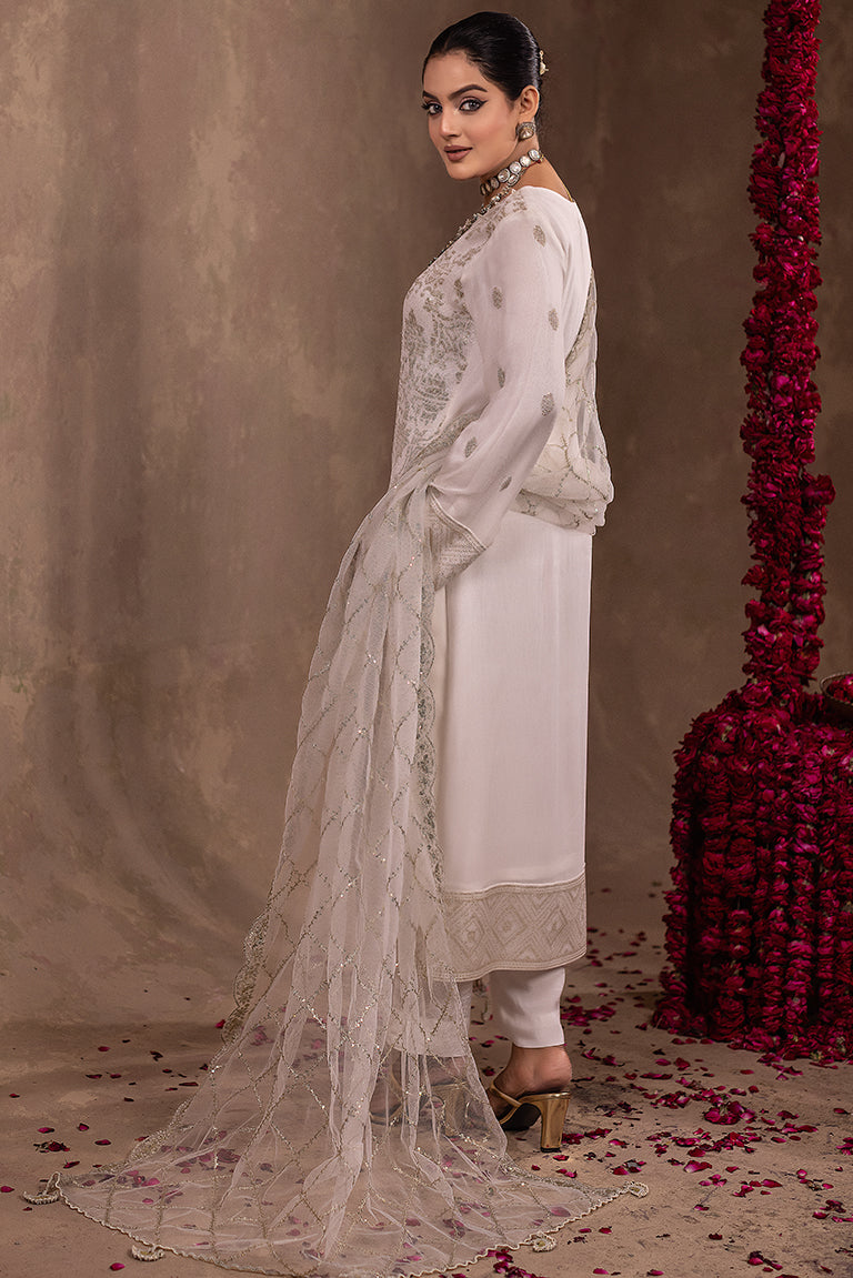 Off-white Pakistani Eid Dress