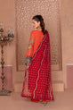 Orange Pakistani Party Wear Dress