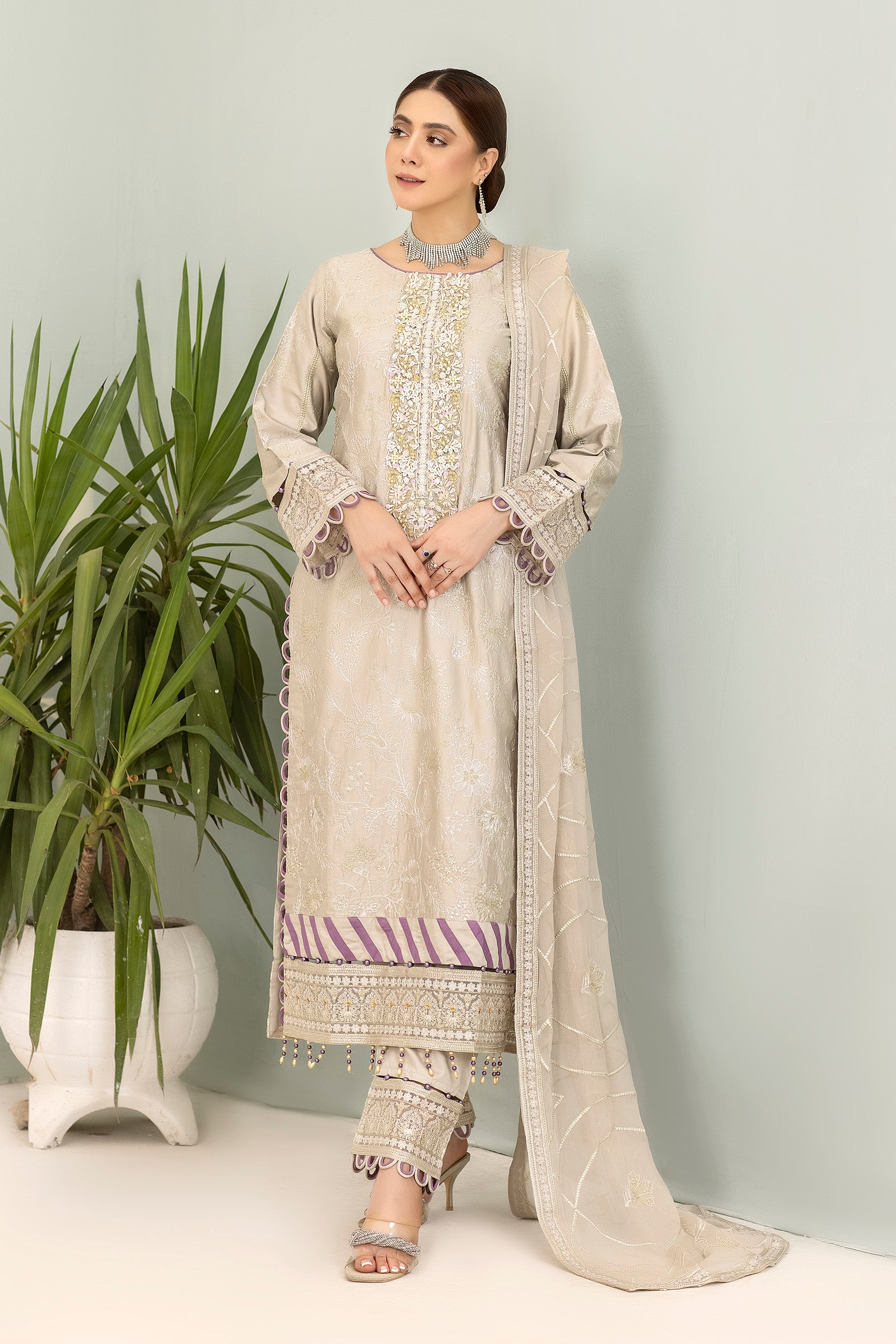 Pakistani Readymade Luxury dress By Rang Jah