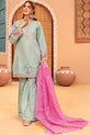  cotton embroidered sharara 