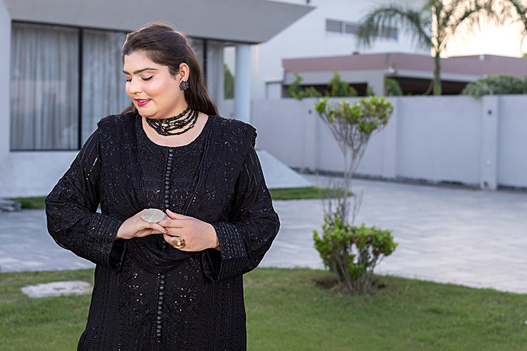 Pakistani Designer Black Dress