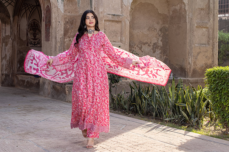 Pakistani Designer Pink Dress