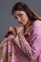 Pink Raw Silk Dress