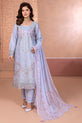 Powder Blue Pakistani Suit 