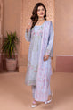 Powder Blue Pakistani Summer Dress