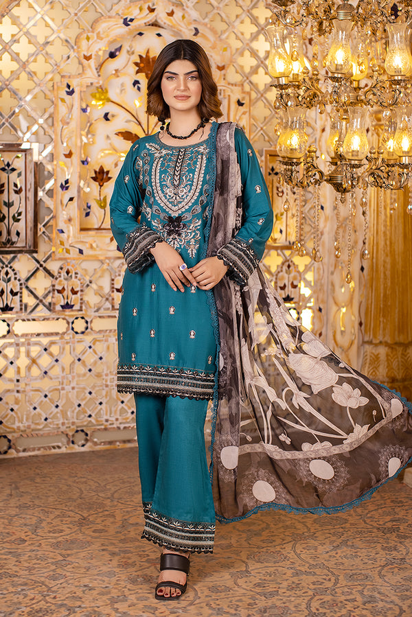 Readymade Attire With Farshi Shalwar