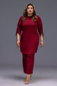 Red Georgette Co-ord Readymade Dress