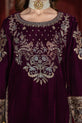 Regal Plum Pakistani Mehndi Dress