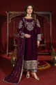 Regal Plum Velvet Suit