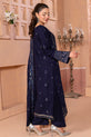 Royal Blue 3-Piece Pakistani Plus Size Dress