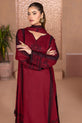 Royal Maroon 3-piece Pakistani Party Wear Dress