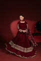 Royal Maroon Pakistani Wedding Dress