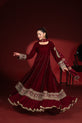 Royal Maroon Pakistani Winter Dress