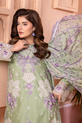 Sage Green Embroidered Pakistani Casual Dress