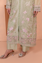 Sage Green Pakistani Summer Dress