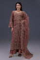 Tea Pink Organza Readymade Suit