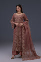 Tea Pink Pakistani Plus Size Dress