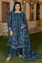 Teal Blue Pakistani Plus Size Dress