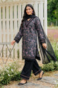 Printed Cordury 3-Piece Suit with Chiffon Dupatta-007
