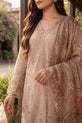 Dusty Mushroom Beige with Boring Embroidery & Printed Dupatta-GU773