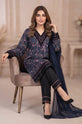 Printed Linen 3-Piece Suit with Chiffon Dupatta-007