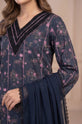 Printed Linen 3-Piece Suit with Chiffon Dupatta-007