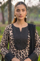 Printed Linen 3-Piece Suit with Chiffon Dupatta-RJ104