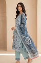 Printed Dhanak 3-Piece Suit with Printed Shawl - DH01