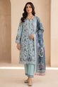 Printed Dhanak 3-Piece Suit with Printed Shawl - DH01