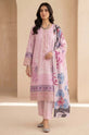 Printed Dhanak 3-Piece Suit with Printed Shawl - DH02