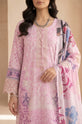 Printed Dhanak 3-Piece Suit with Printed Shawl - DH02