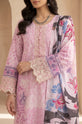 Printed Dhanak 3-Piece Suit with Printed Shawl - DH02