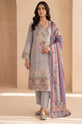 Printed Dhanak 3-Piece Suit with Printed Shawl - DH03