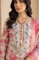Printed Dhanak 3-Piece Suit with Printed Shawl - DH04