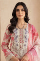 Printed Dhanak 3-Piece Suit with Printed Shawl - DH04