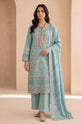 Printed Dhanak 3-Piece Suit with Printed Shawl - DH05