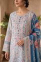 Printed Dhanak 3-Piece Suit with Printed Shawl - DH05
