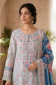 Printed Dhanak 3-Piece Suit with Printed Shawl - DH05