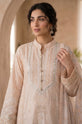 Blush Peach Embroidered Linen 3 Piece Suit with Printed Dupatta - DH07