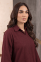 Burgundy Modern Minimalist Co-ord Set- RW27
