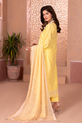 Yellow Pakistani Party Wear Dress